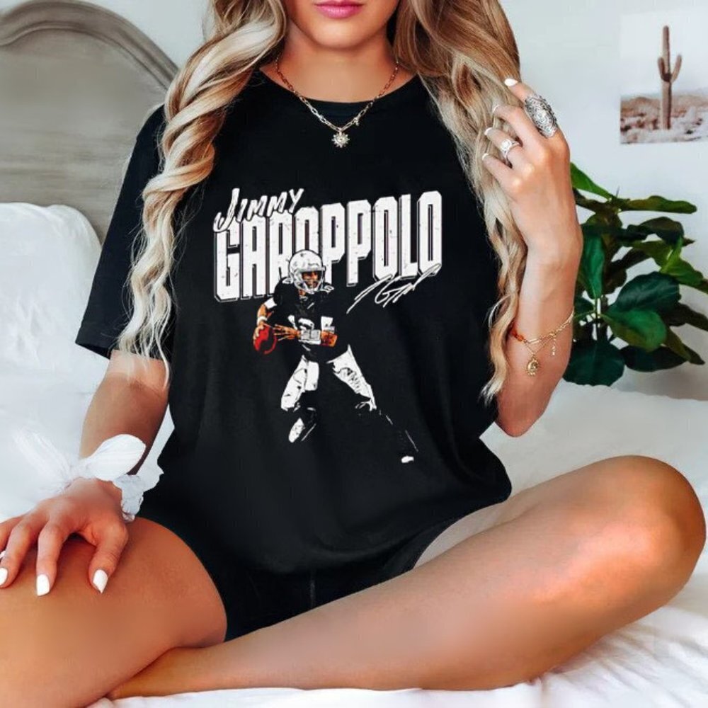 Jimmy Garoppolo Las Vegas Raiders Chisel Signature Shirt